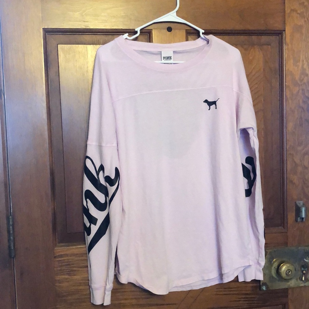 PINK Victoria’s Secret cut out back long sleeve t-shirt, women’s medium